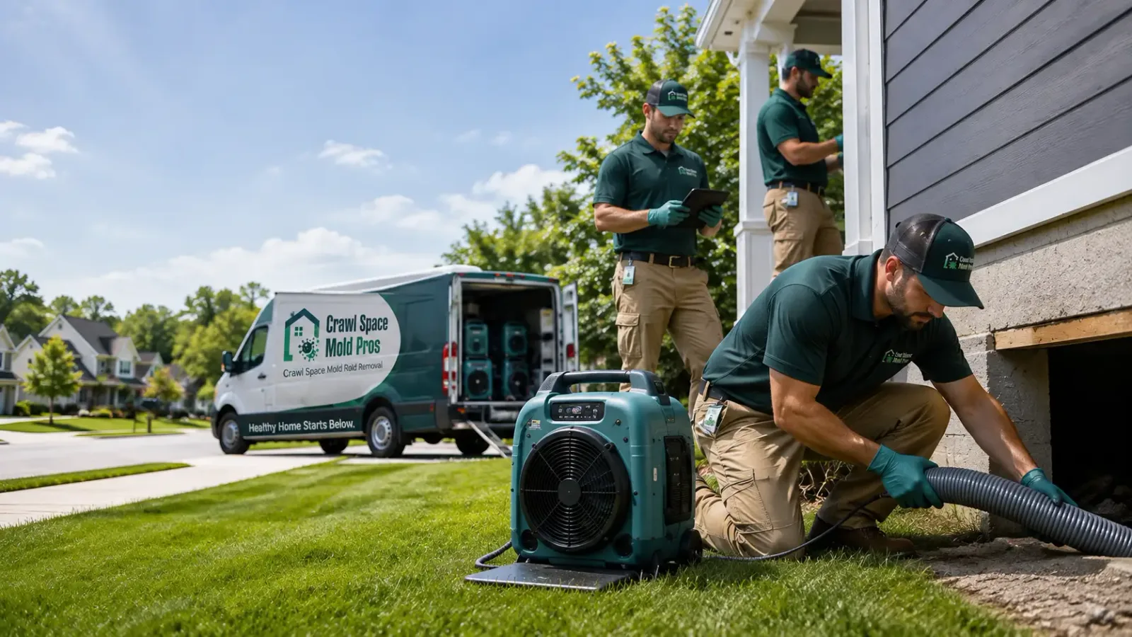 Crawl Space Mold Removal in Fontana, WI